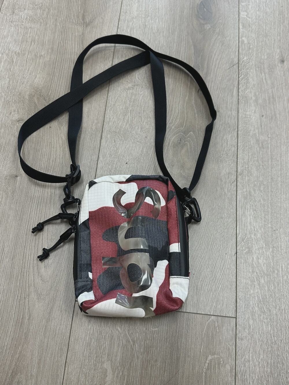 Supreme Red Camo Sling Shoulder Bag Adjustable SF